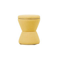 HOCKER Gustar 38.5/38.5/43 cm - Gelb, Textil (38.5/43/38.5cm) - Leitmotiv