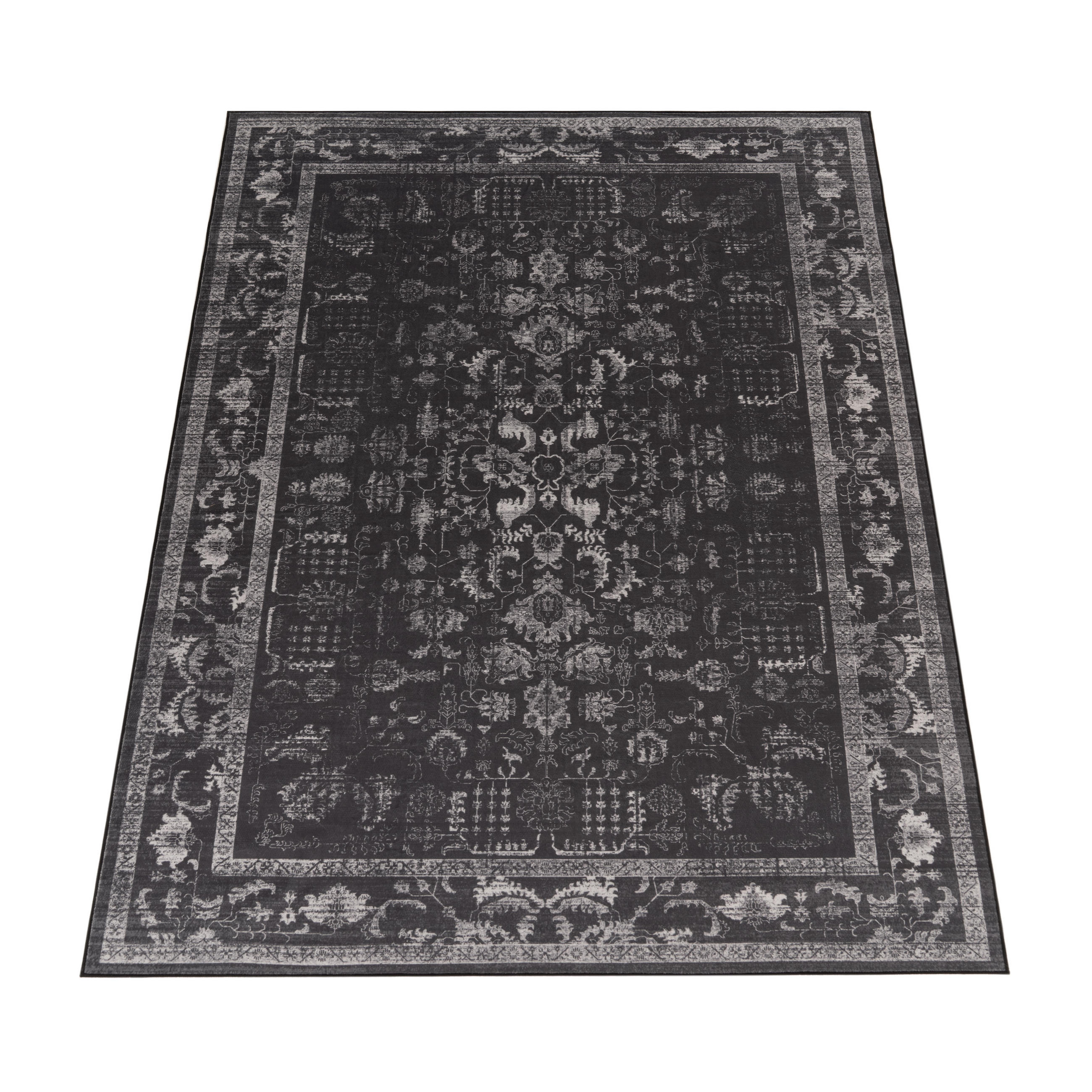 KURZFLORTEPPICH 80/300 cm Semer 427 - Anthrazit, Textil (80/300cm) - Paco Home