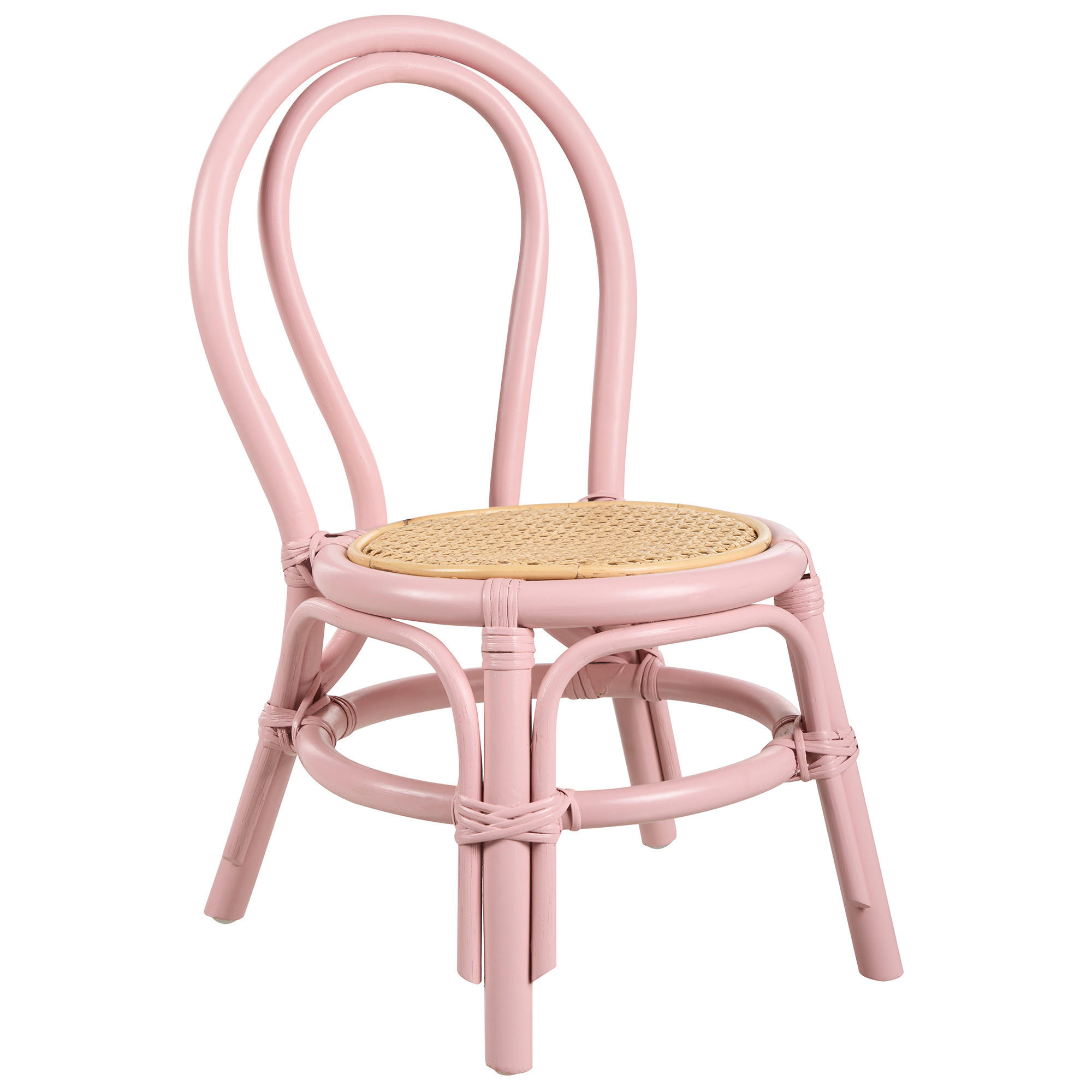 KINDERSESSEL Pastellrosa Kalivia - Pink, Naturmaterialen (32/58/34cm) - Beliani