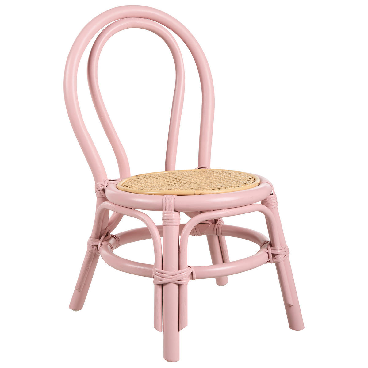 KINDERSESSEL Pastellrosa Kalivia - Pink, Naturmaterialen (32/58/34cm) - Beliani