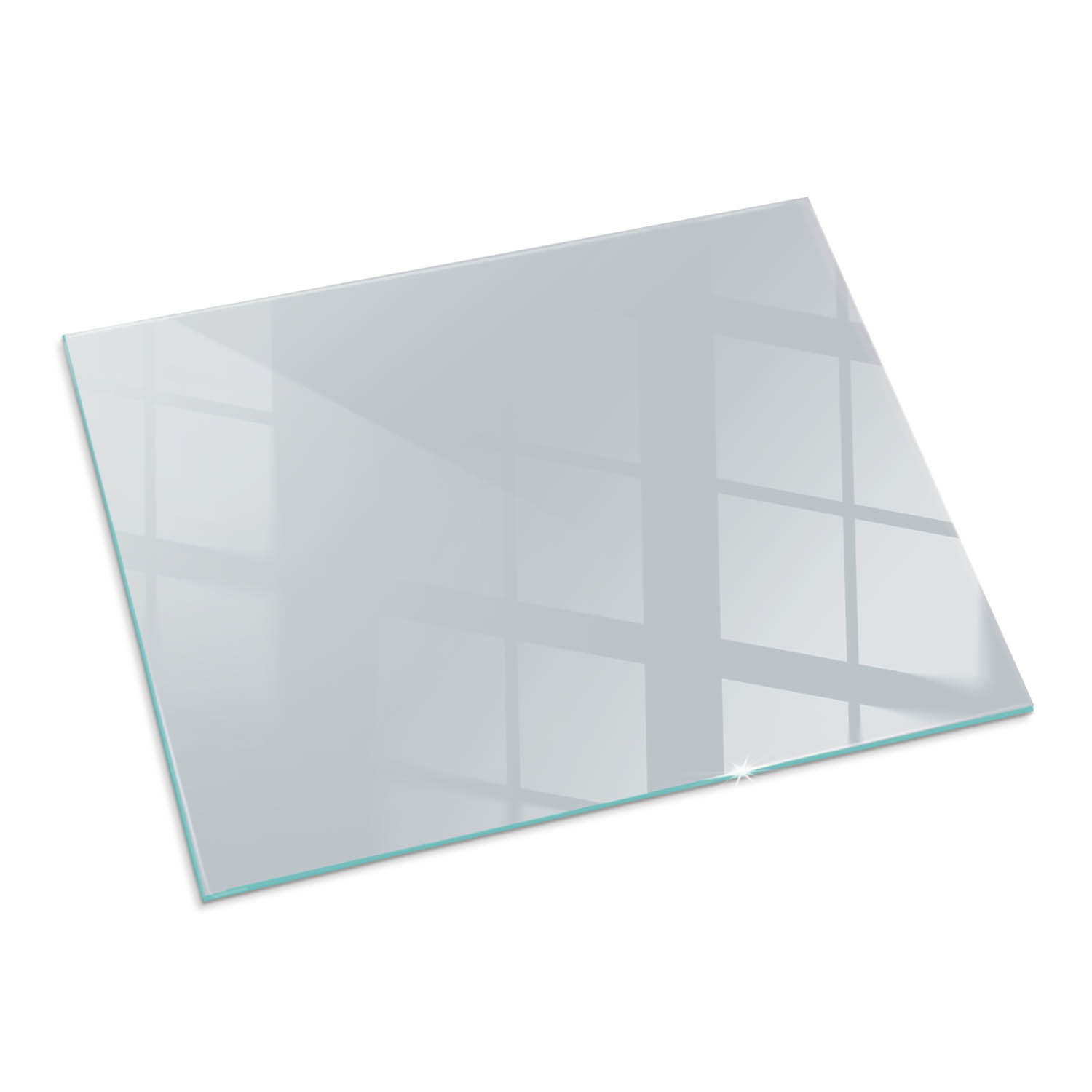 ArtPrintCave Glasplatte Grau 80x60x0.4 cm