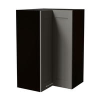 ECKHÄNGESCHRANK Oslo W14/60 Schwarz / Dust Grey Matt 60 / 60 / 96cm - Schwarz/Grau, Holz/Holzwerkstoff (60/96/60cm) - Feldmann-Wohnen