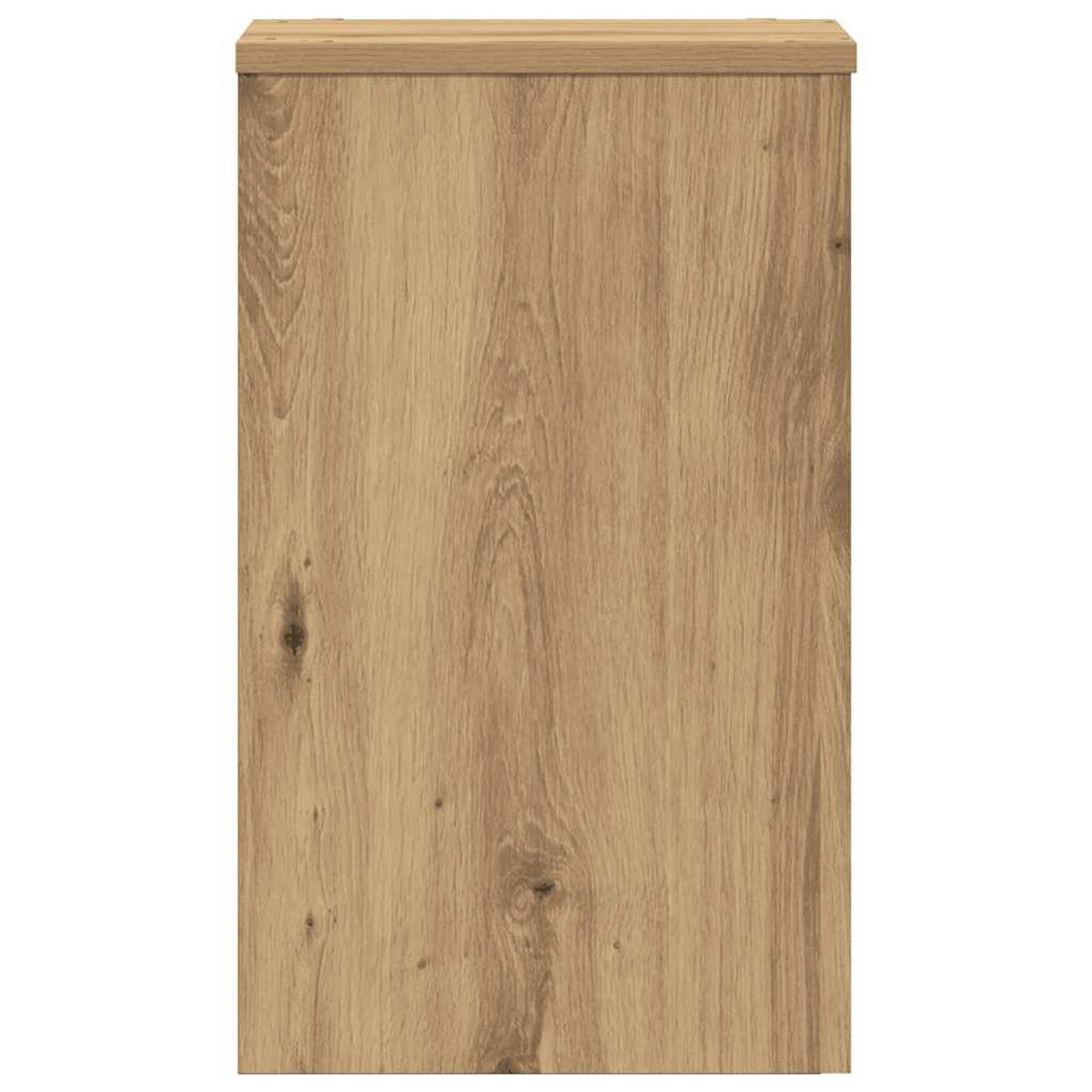 PFLANZENSTÄNDER 2er Set Artisan-Eiche 30/30/50 Cm Holzwerkstoff - Braun, Holzwerkstoff (30/50/30cm) - vidaXL