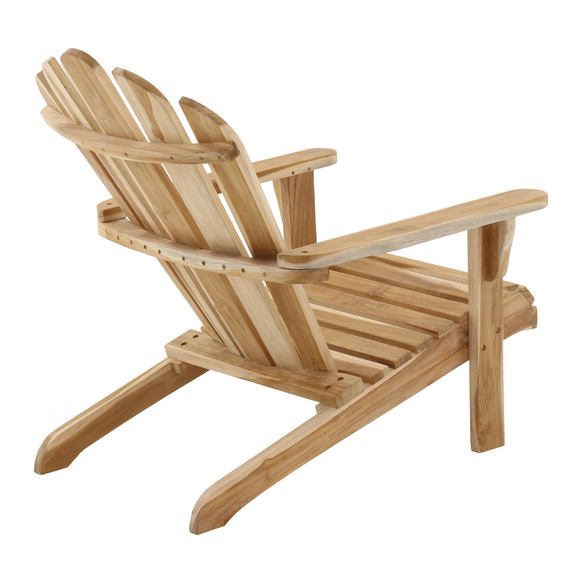 GARTENSESSEL Teaka Adirondack-Stuhl,Teakholz - Naturfarben, Holz (57/104/73cm) - TPFGarden