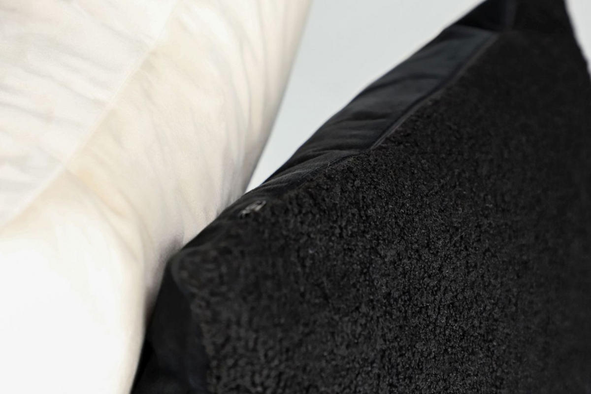 KISSENHÜLLE Paddy black 38x58cm - Schwarz, Textil (58/38cm) - Esprit