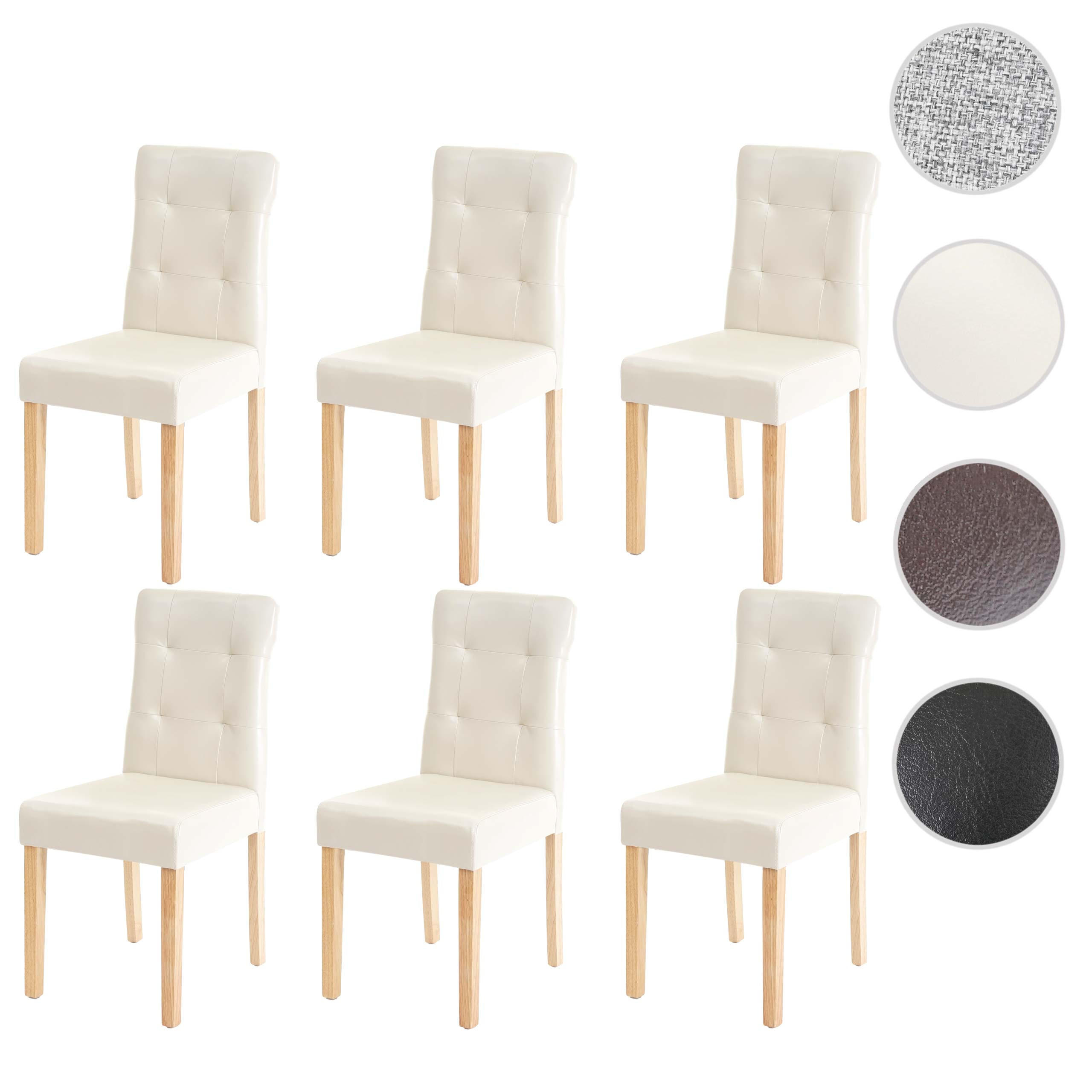 ESSZIMMERSTUHL Beige 6er-Set - Beige, Textil (41/88/55cm) - MCW