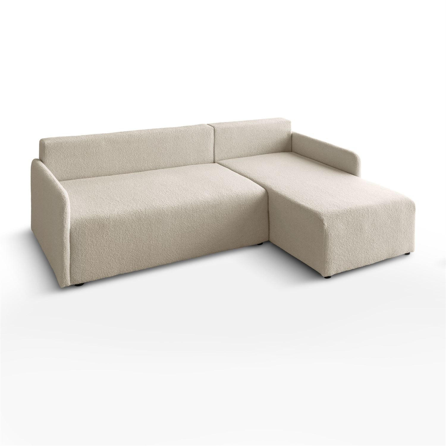 Thumbnail - Lookway Ecksofa, Creme, Textil, 213x145 cm, Wohnzimmer, Sofas & Couches, Wohnlandschaften, Ecksofas