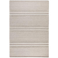 HANDWEBTEPPICH 200/250 cm Habo breite Streifen - Silberfarben, Naturmaterialien (200/250cm) - Steffensmeier