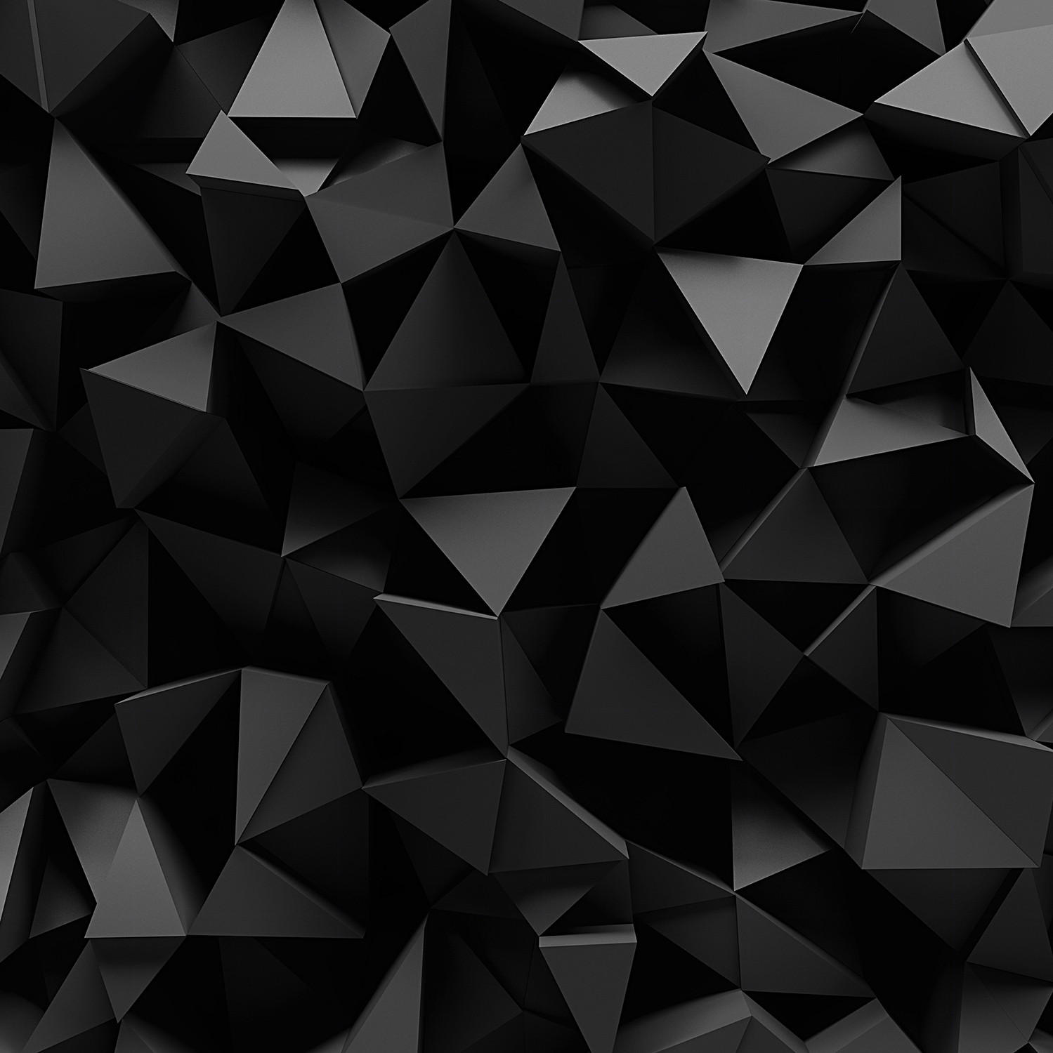 VERDUNKELUNGSROLLO 140x140 cm Schwarzes Origami - Schwarz, Textil (140/140cm) - TULUP