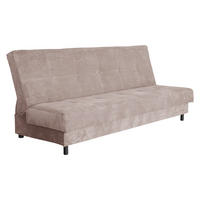 SCHLAFSOFA Enduro XIV Cord - Schwarz/Rosa, Holz/Kunststoff (195/90/85cm) - MIRJAN24