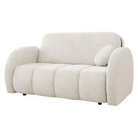 SCHLAFSOFA Viva Comfy III - Creme/Schwarz, Holz/Textil (152/85/103cm) - MIRJAN24