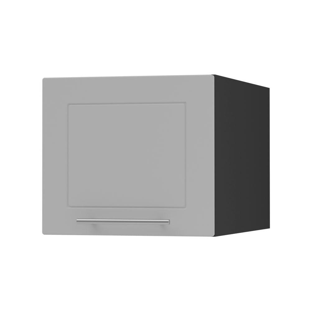 KLAPPHÄNGESCHRANK Kvantum W6B/40 Dust Grey Matt / Schwarz Matt 40 / 59 / 36cm - Schwarz/Grau, Holz/Holzwerkstoff (40/36/59cm) - Feldmann-Wohnen