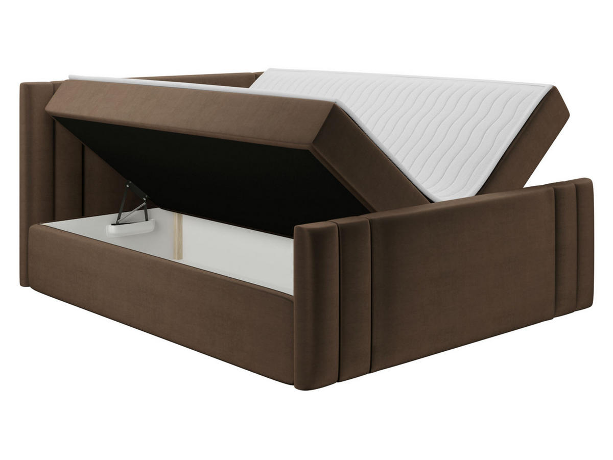 BOXBETT Carmen - Rot, Holz (120/200cm) - MIRJAN24