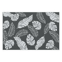 OUTDOOR-TEPPICHE DE-10947 Grau/Weiß - Weiß/Grau, Kunststoff (274/182cm) - ComfortXL