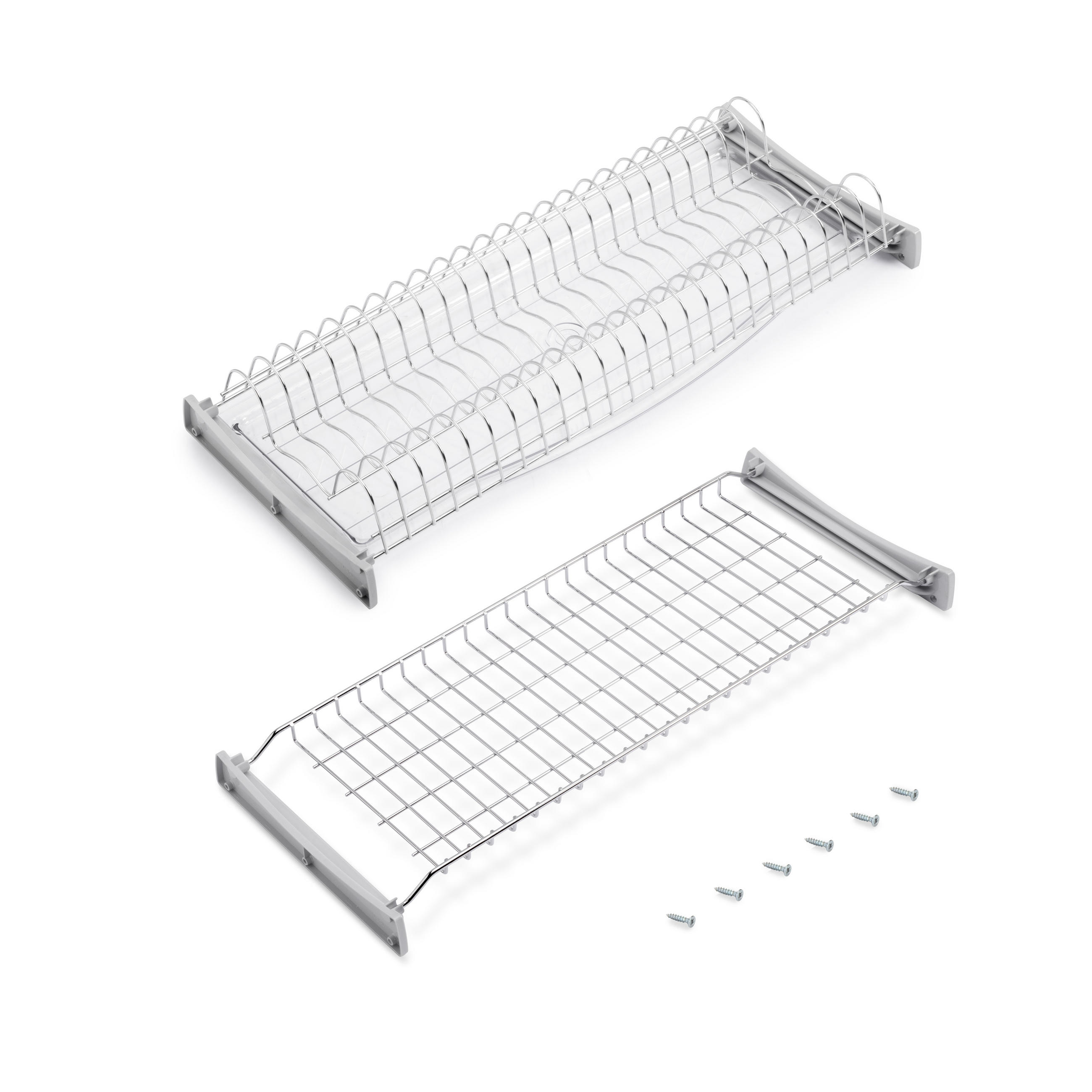 ABTROPFGESTELL Suprastar für hohe Module, 700, Stahl, Verchromt - Chromfarben, Metall (27.2/10/67cm) - EMUCA