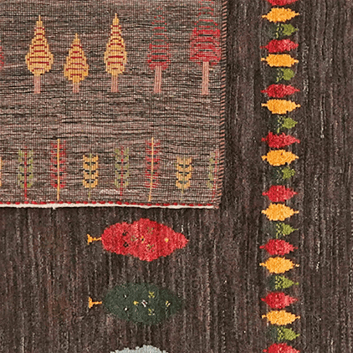 GABBEH-TEPPICH handgeknüpft Sonnat Braun 204/155 cm Schurwolle - Braun, Textil (155/204cm) - Looma