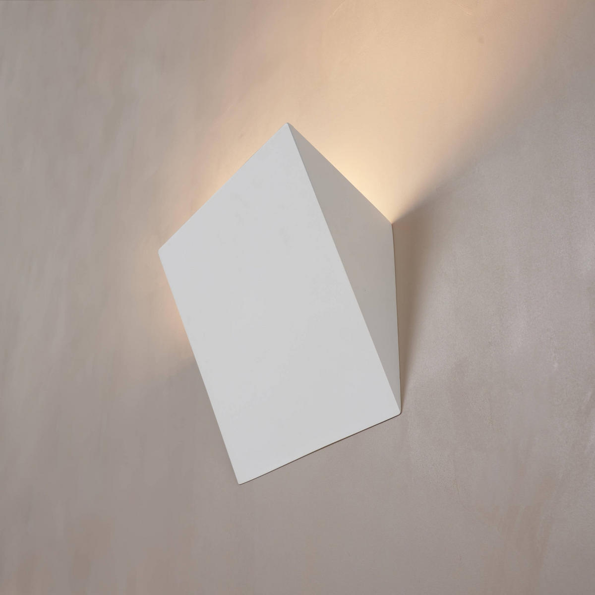 WANDLEUCHTE Norys, Weiß, 25cm - Weiß, Naturmaterialien (12/24.5/25cm) - KOSILUM