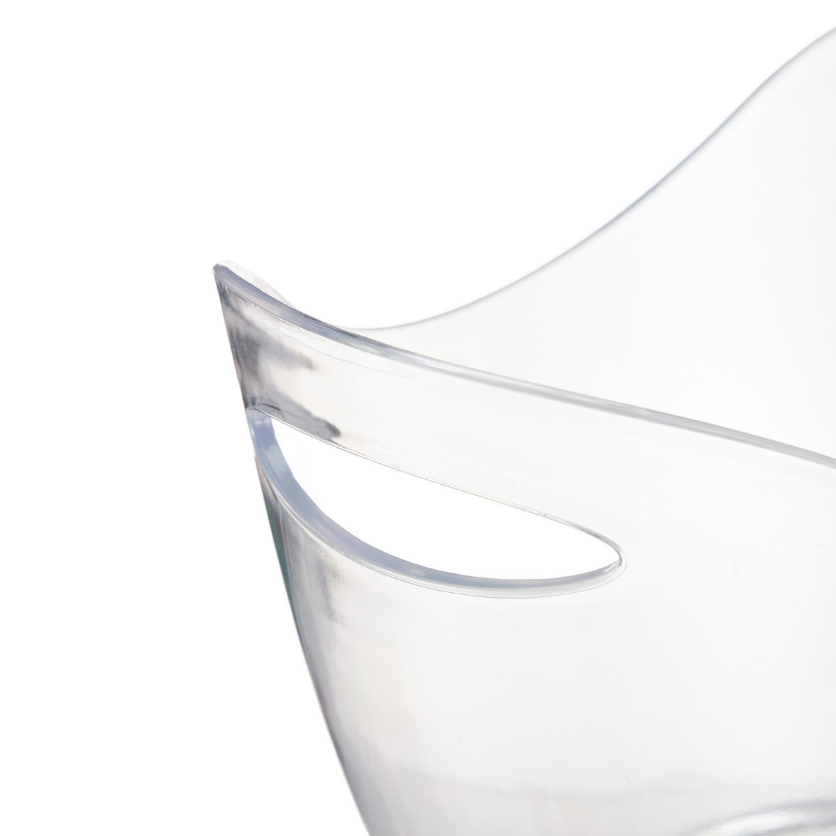 GETRÄNKEKÜHLER - Transparent, Kunststoff (34.5/25.5cm) - Relaxdays