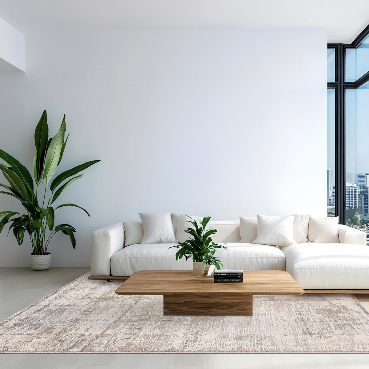 MAZOVIA TEPPICH JS17B - Beige - 140 x 200 cm - Beige, Textil (140/200cm) - Mazovia