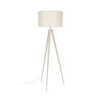 STEHLAMPE Tripod Beige - Beige, Metall (50/50/157cm) - Zuiver