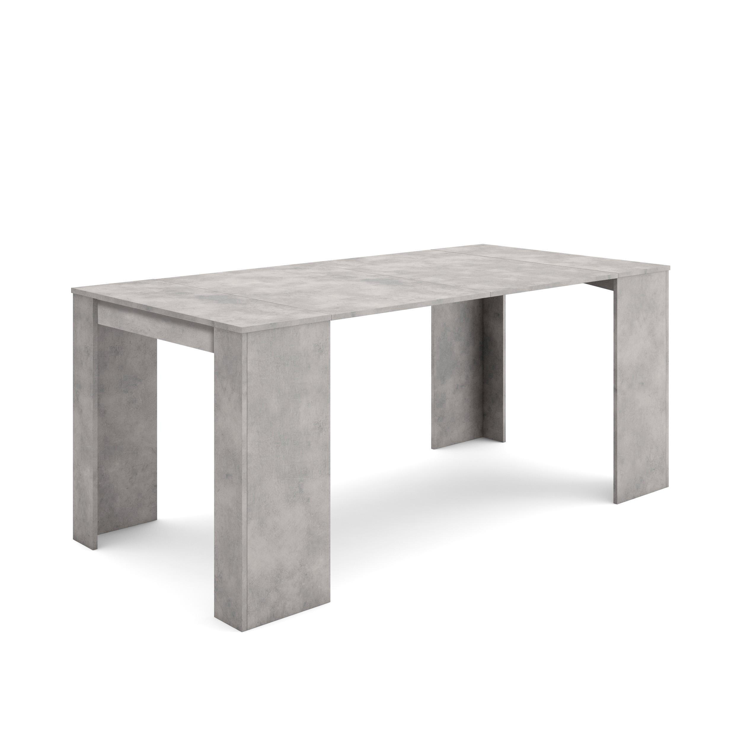 Skraut Home Konsolentisch Grau 180x77x90 cm