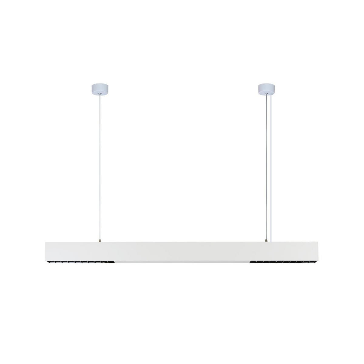 LED-HÄNGELEUCHTE Lichtjorn 7.5/3.3/106.5 cm - Weiß, Metall (106.5/7.5/3.3cm) - ZMH