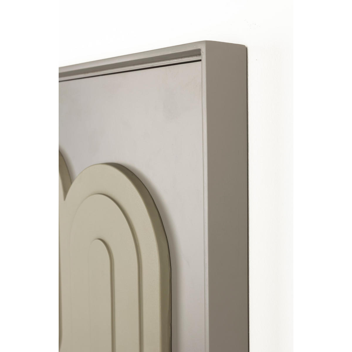 WANDDEKORATION August Beige - Beige, Naturmaterialien (52/4cm) - Zuiver