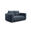 SOFA CLOUDI 2-Sitzer, marineblau - Blau/Schwarz, Holz/Textil (181/89/104cm) - Courtois Laville