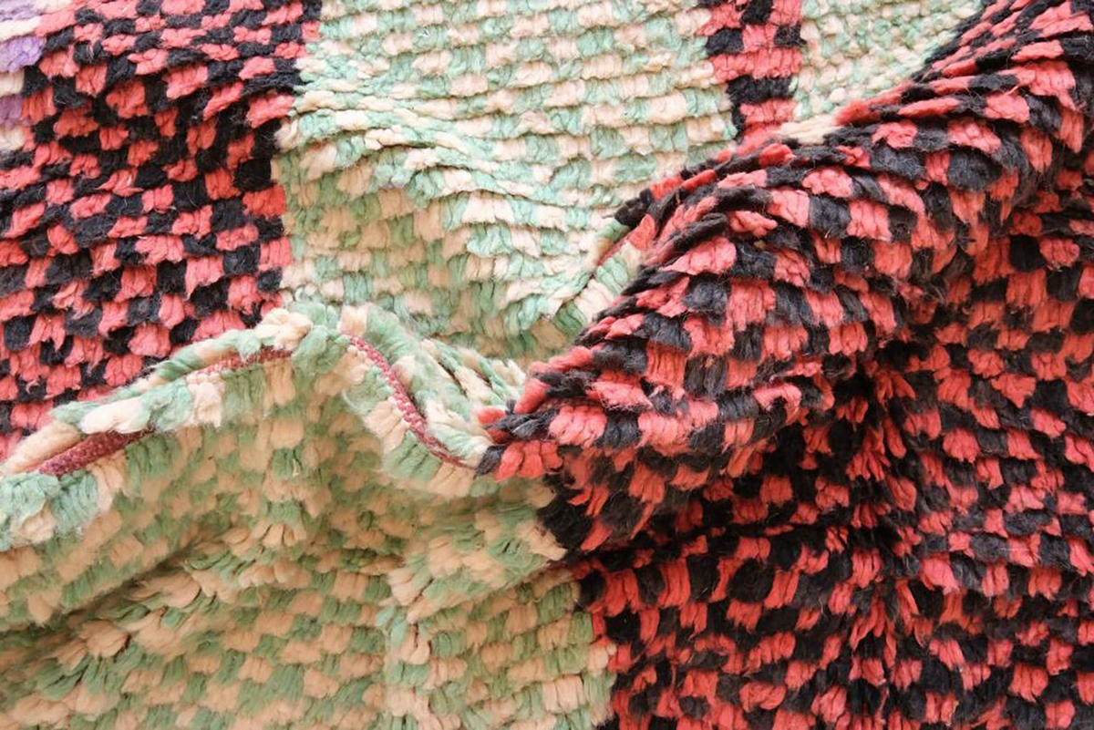 BERBERTEPPICH aus Marokko aus reiner Wolle 200x 300 cm - Multicolor, Naturmaterialien (200/300cm) - AFK Living