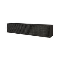 LOWBOARD ZENO-W 2x100x40x41 cm - Schwarz - Schwarz, Holzwerkstoff (200/40/41cm) - ALTDECOR