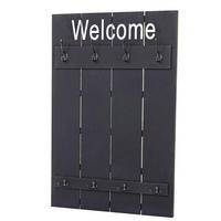 WANDGARDEROBE WELCOME SHABBY Grau - Grau, Holz (60/90/8cm) - MCW