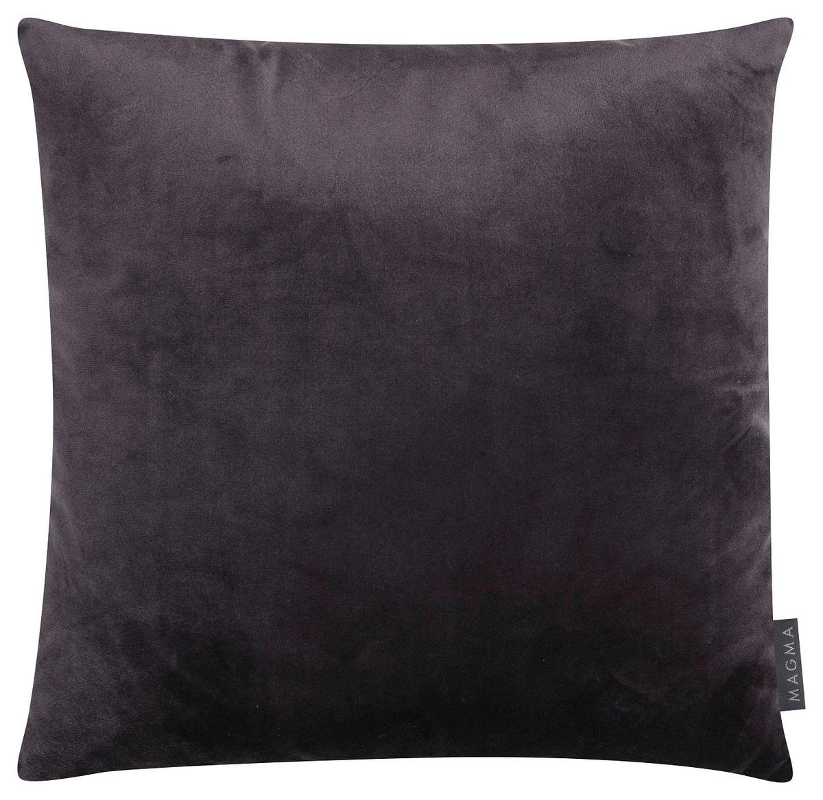 KISSENHÜLLE Samt Uni - Anthrazit, Textil (40/40cm) - Magma Heimtexx