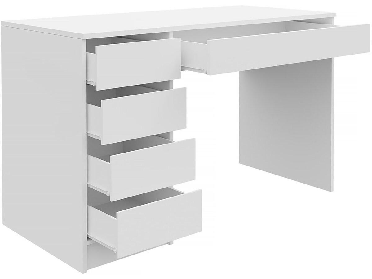 SCHREIBTISCH Ada - Weiß, Holzwerkstoff (55/120/76cm) - MIRJAN24