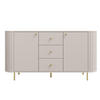 KOMMODE mit Schubladen beige OVI - Beige, Holzwerkstoff (165/85/42cm) - Compleo24