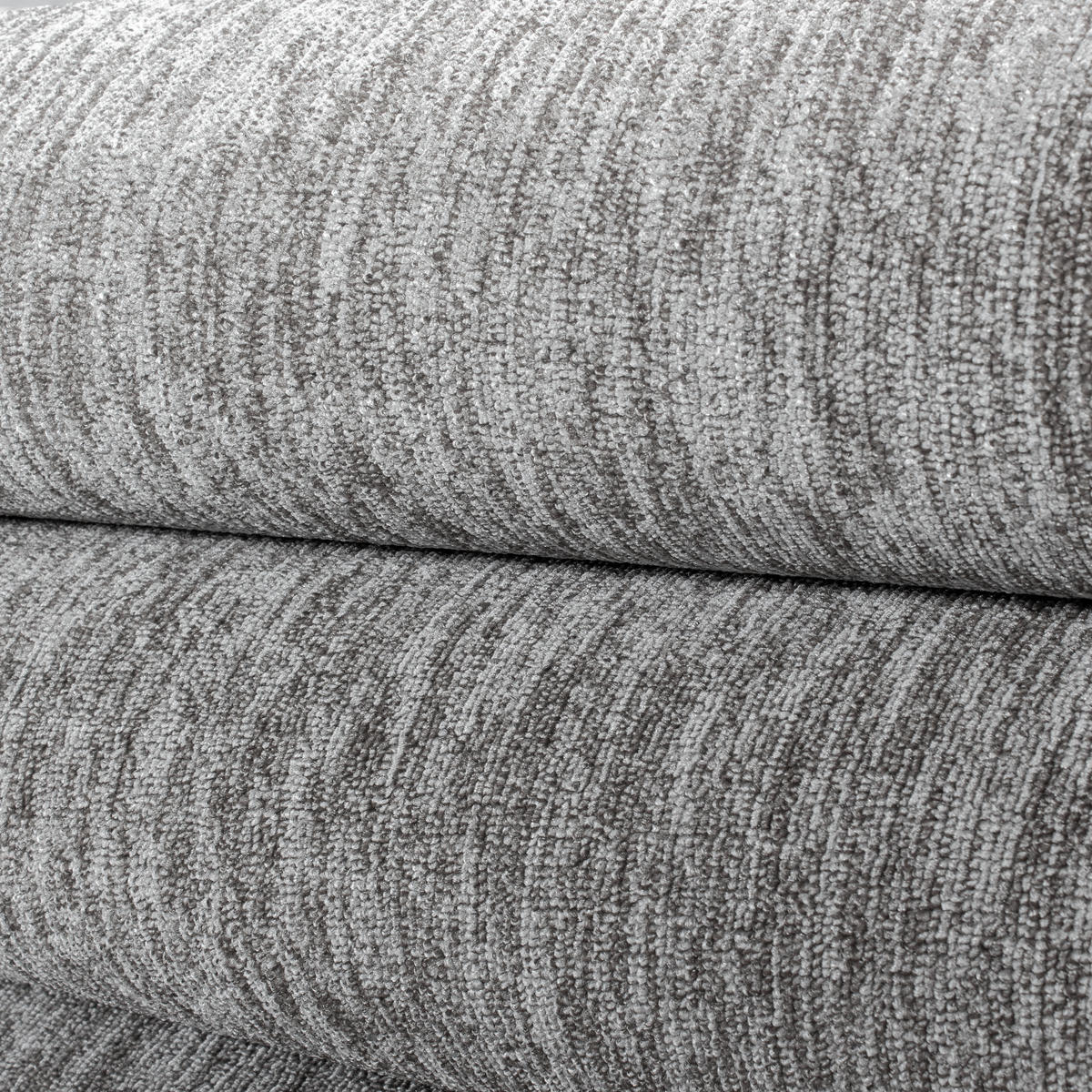 TEPPICH Kurzflor Unifarben Polypropylen saugroboter Wohnzimmer Hellgrau Rund 200x200 - Hellgrau, Textil (200/200cm) - KADIMA DESIGN