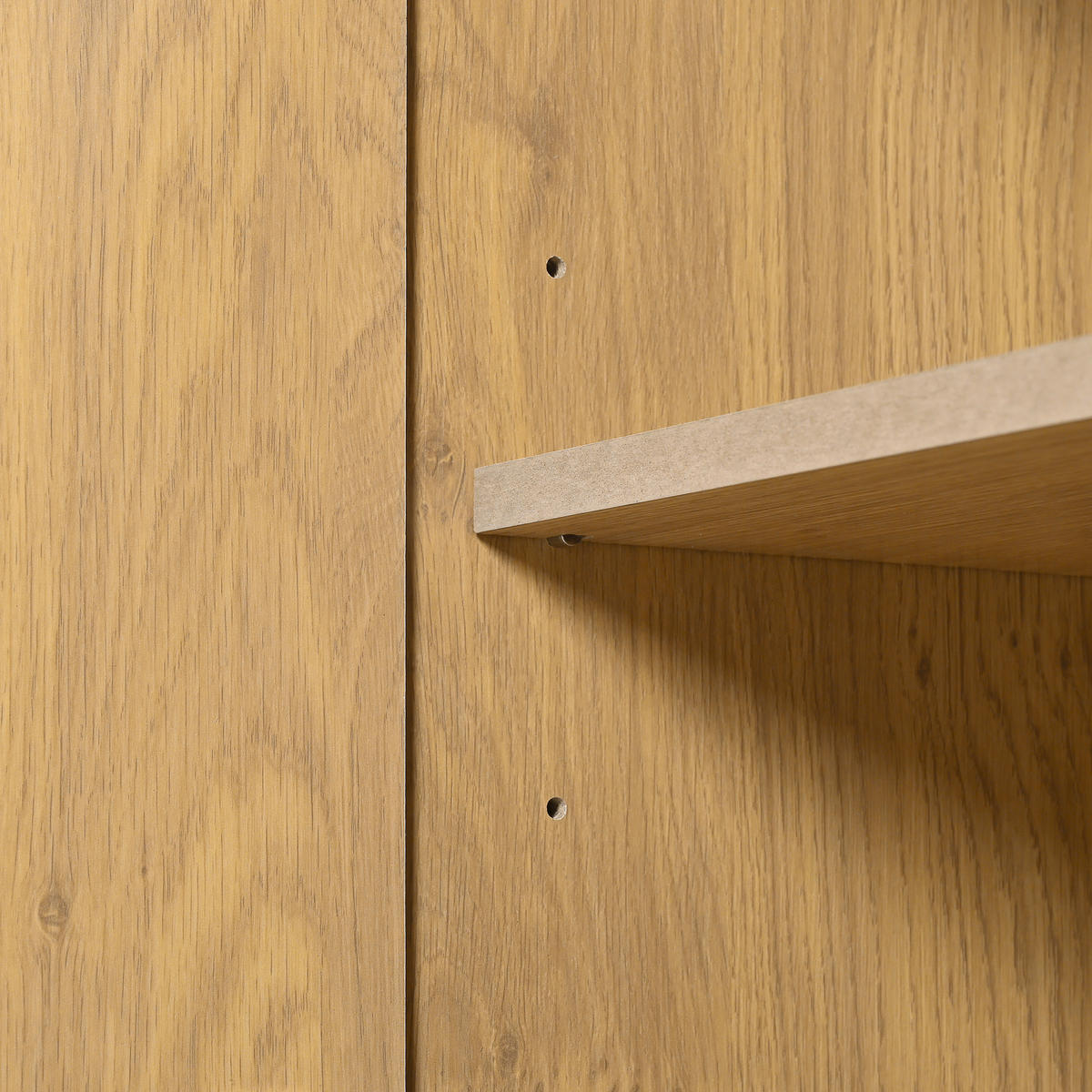 SIDEBOARD mit 2 Türen Metallbeinen 140x40x75cm - Naturfarben, Holzwerkstoff (40/75/150cm) - FLIEKS