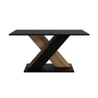COUCHTISCH 110 cm Schwarz - Schwarz, Holzwerkstoff (60/110/55cm) - Home Collective