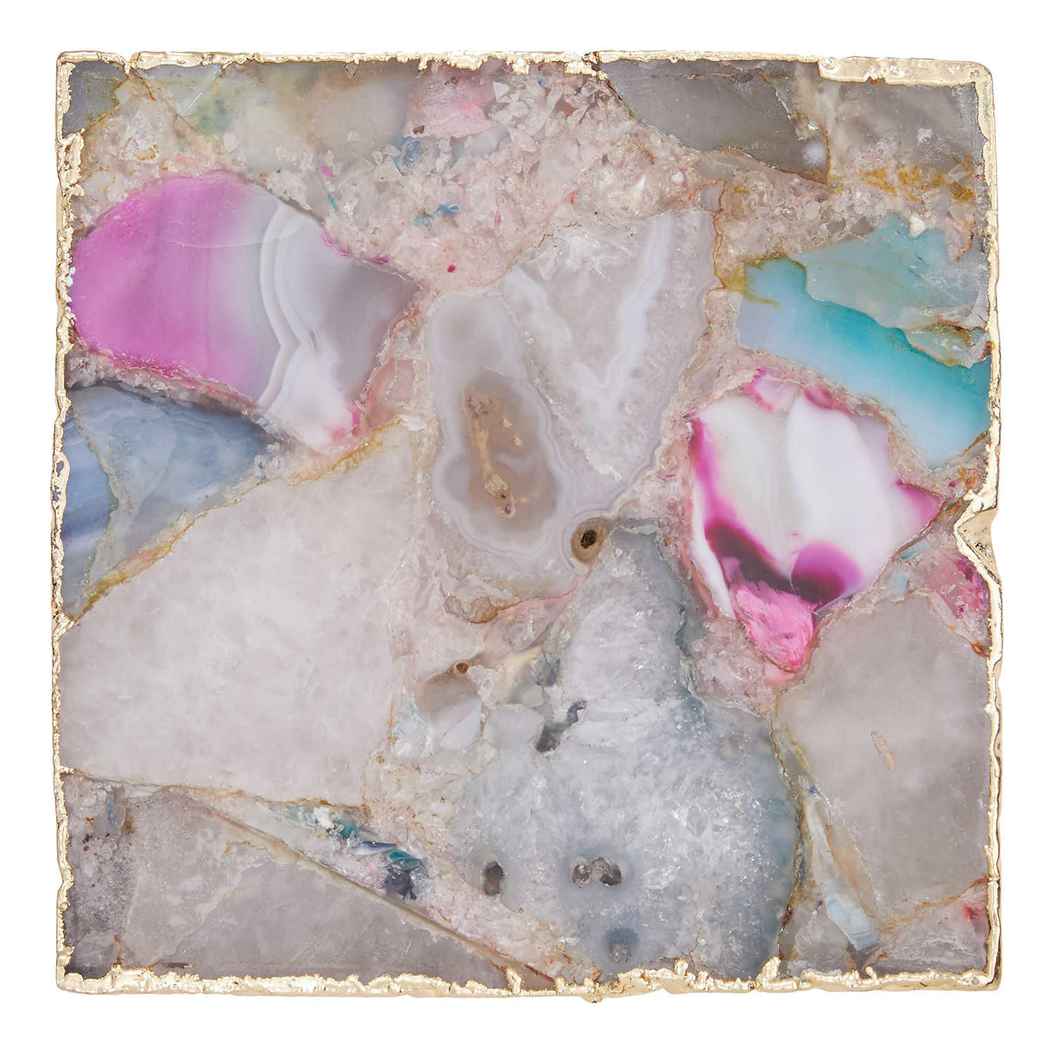 EDELSTEINUNTERSETZER Crystal - Multicolor, Stein (10/10cm) - Butlers