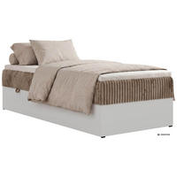 AMERICKÁ POSTEĽ TRAVIT ZERO 90 90/200 - Hnedá Manšester - Topper T25 - H3 (stredne tvrdý) - hnedá/čierna, textil/plast (90/200cm) - MKS