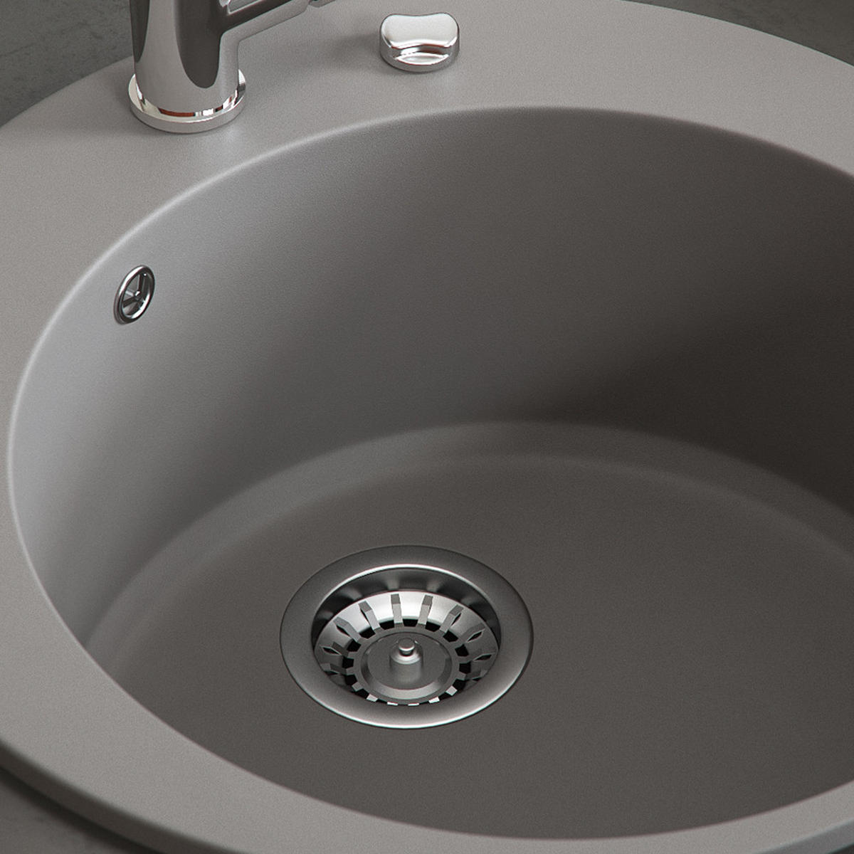 UMYVADLO Beton - šedá, keramika (50.5/19/50.5cm) - Bergstroem