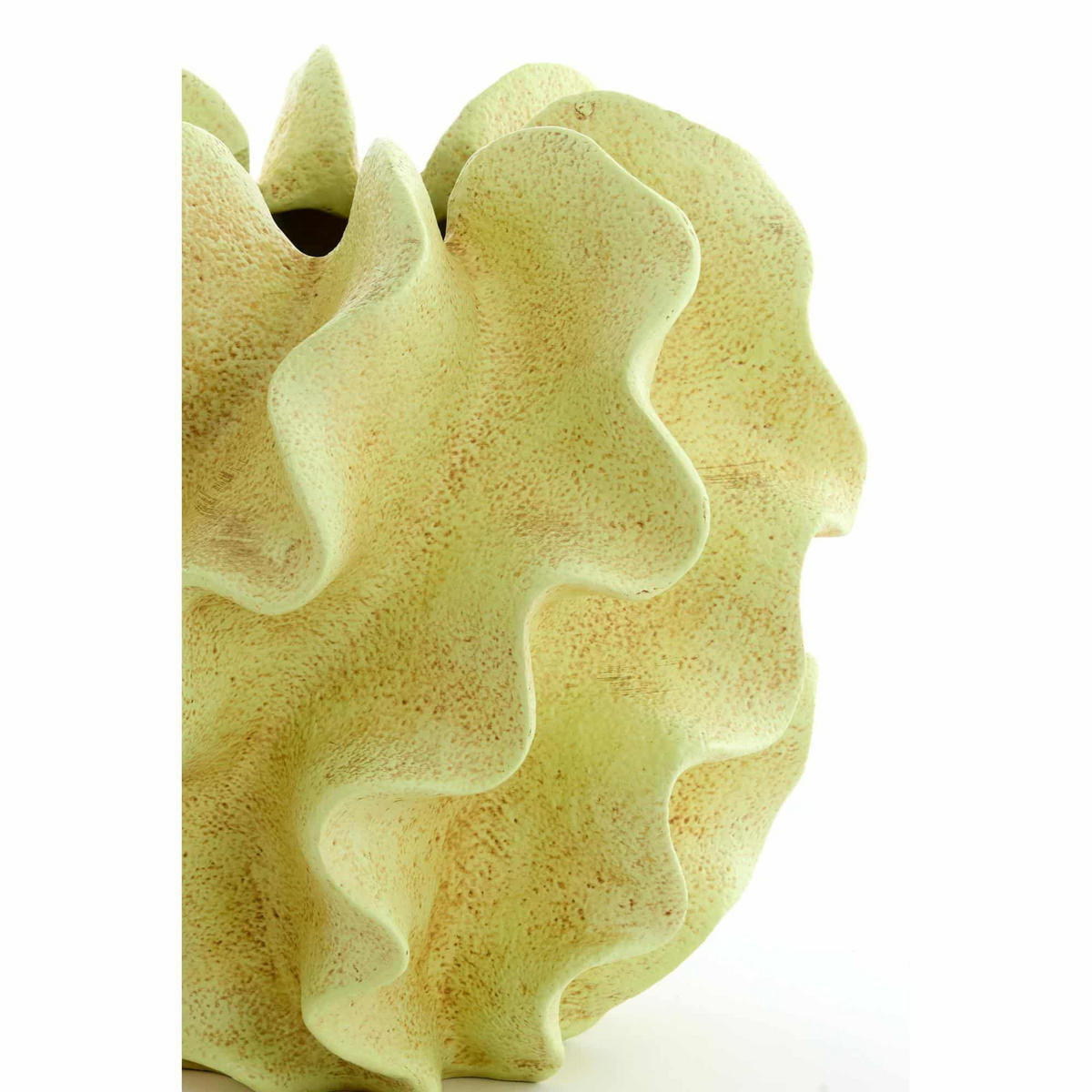 VASE Sharuna Grün 32.5/32.5/31 cm - Grün, Kunststoff (31cm) - Light & Living