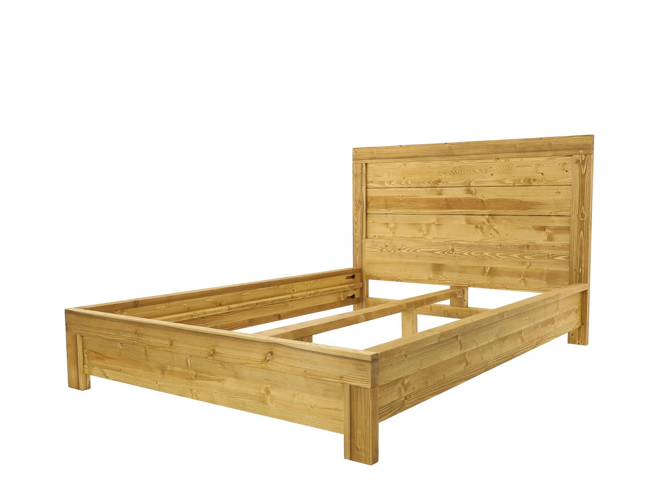 BETT aus Massivholz MIDLAND - Honig, Holz (90/200cm) - Seart