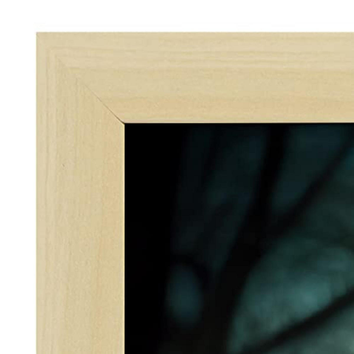 POSTER Set mit 4 Hunde im T Burton Goth Stil A3 Rahmen aus hellem Holz - Beige, Papier (29.7/3cm) - Nacnic