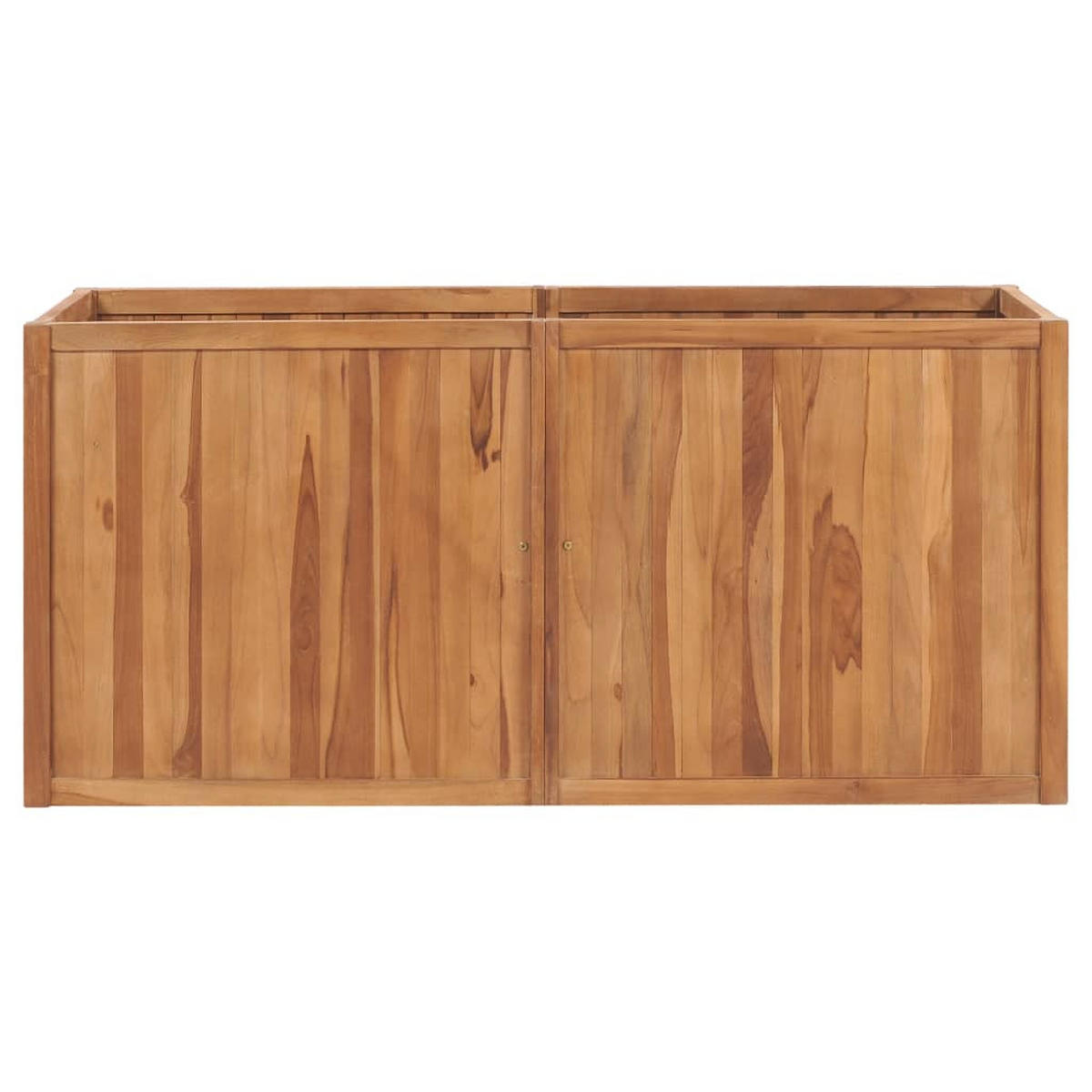 GARTEN-HOCHBEET 150 x 50 x 70 cm Massivholz - Braun, Holz (150/70/50cm) - furnicato