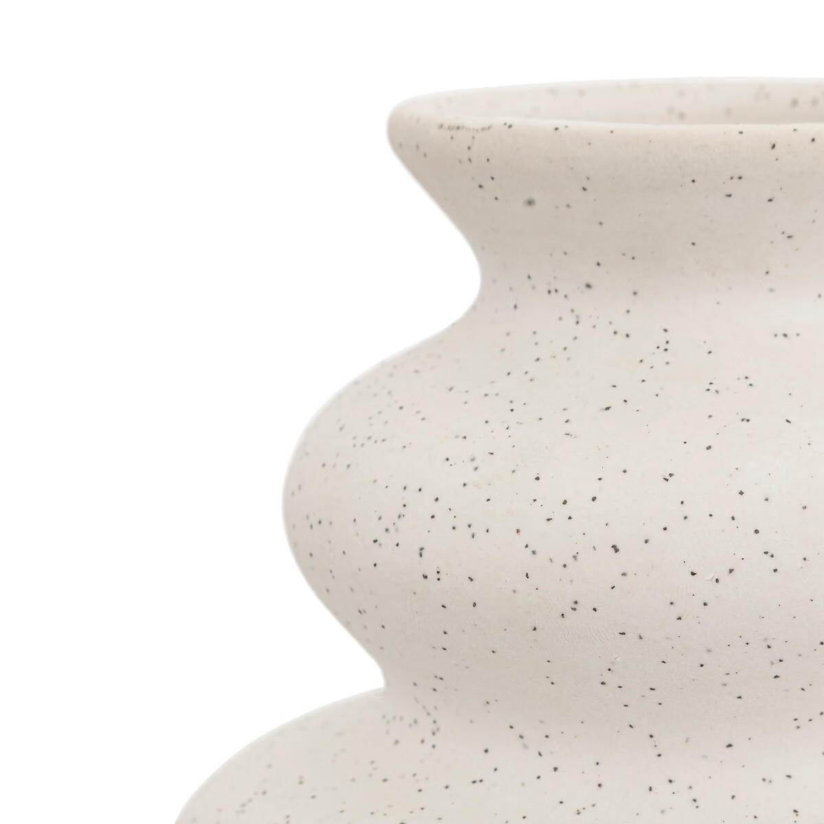 DEKOVASE aus Keramik 16/16/20 cm - Weiß, Keramik (20cm) - Atmosphera Createur d´interieur