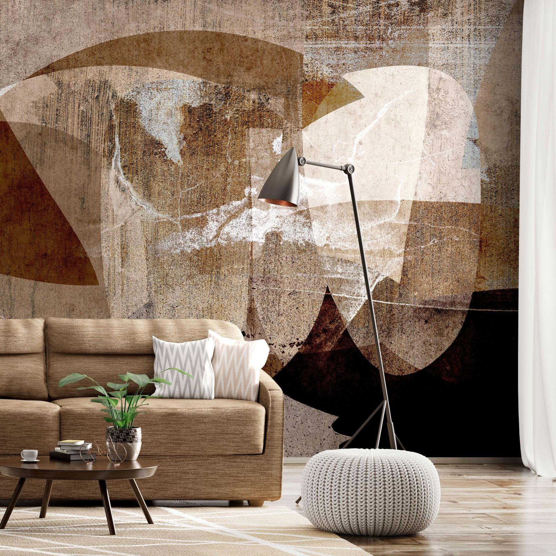 SELBSTKLEBENDE FOTOTAPETE 245/175 cm - Multicolor, Textil (245/1cm) - KUNSTLOFT