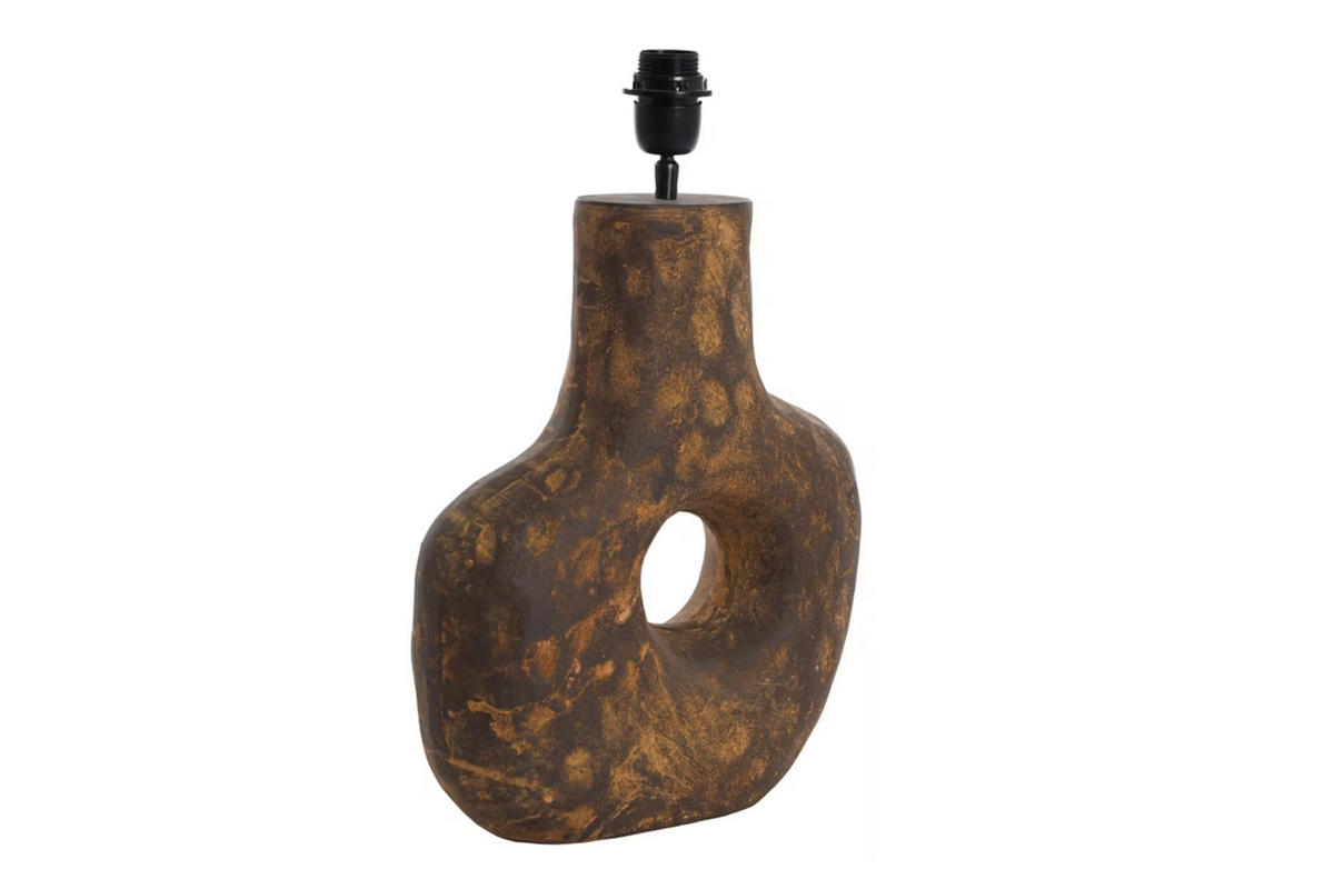 TISCHLEUCHTE TARUGI 32,5x12x47,5 cm, Metall, Braun - Braun, Metall (32.5/12/30cm) - Light & Living