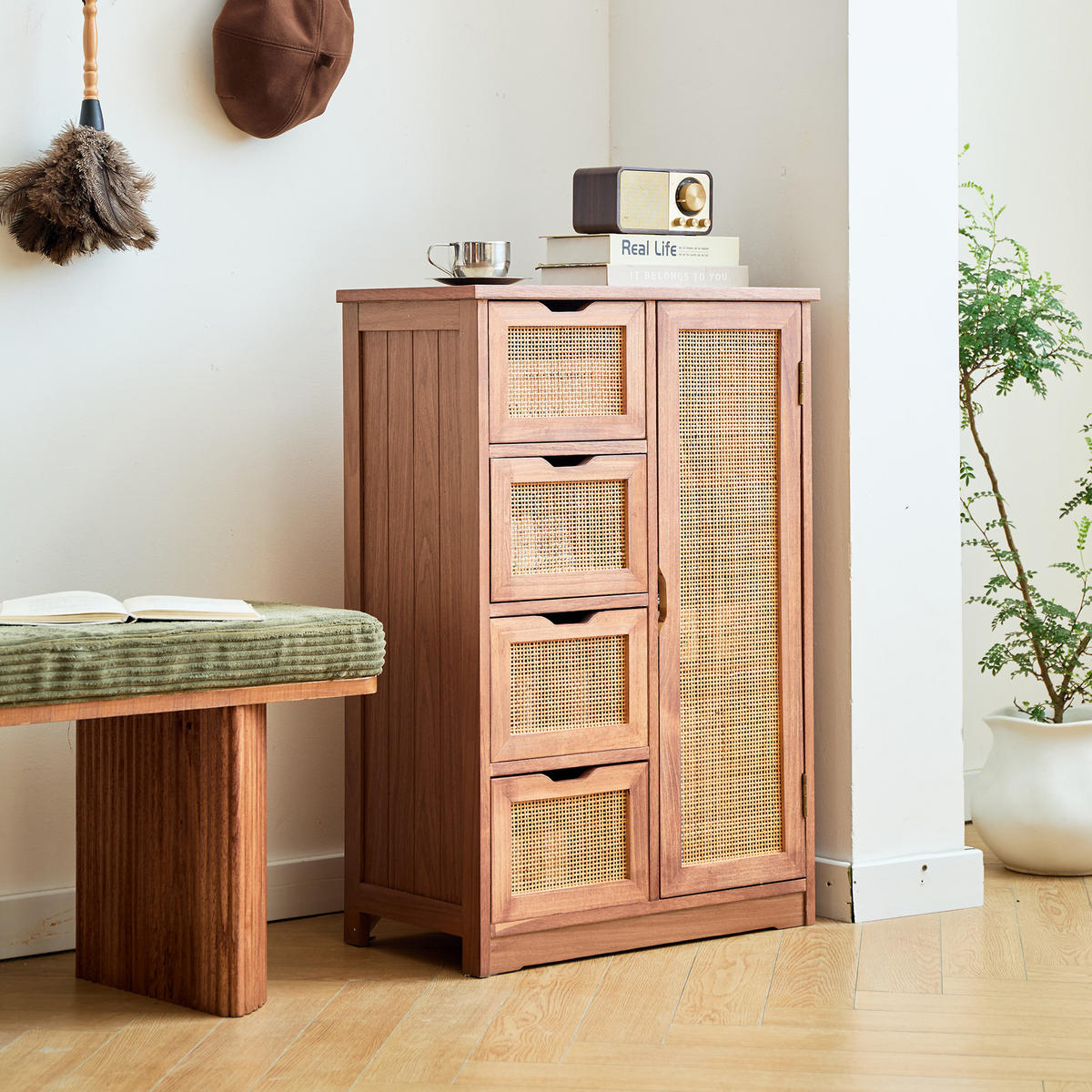 BUFFETSCHRANK Braun - Braun, Holz (56/84/30cm) - Nordlys