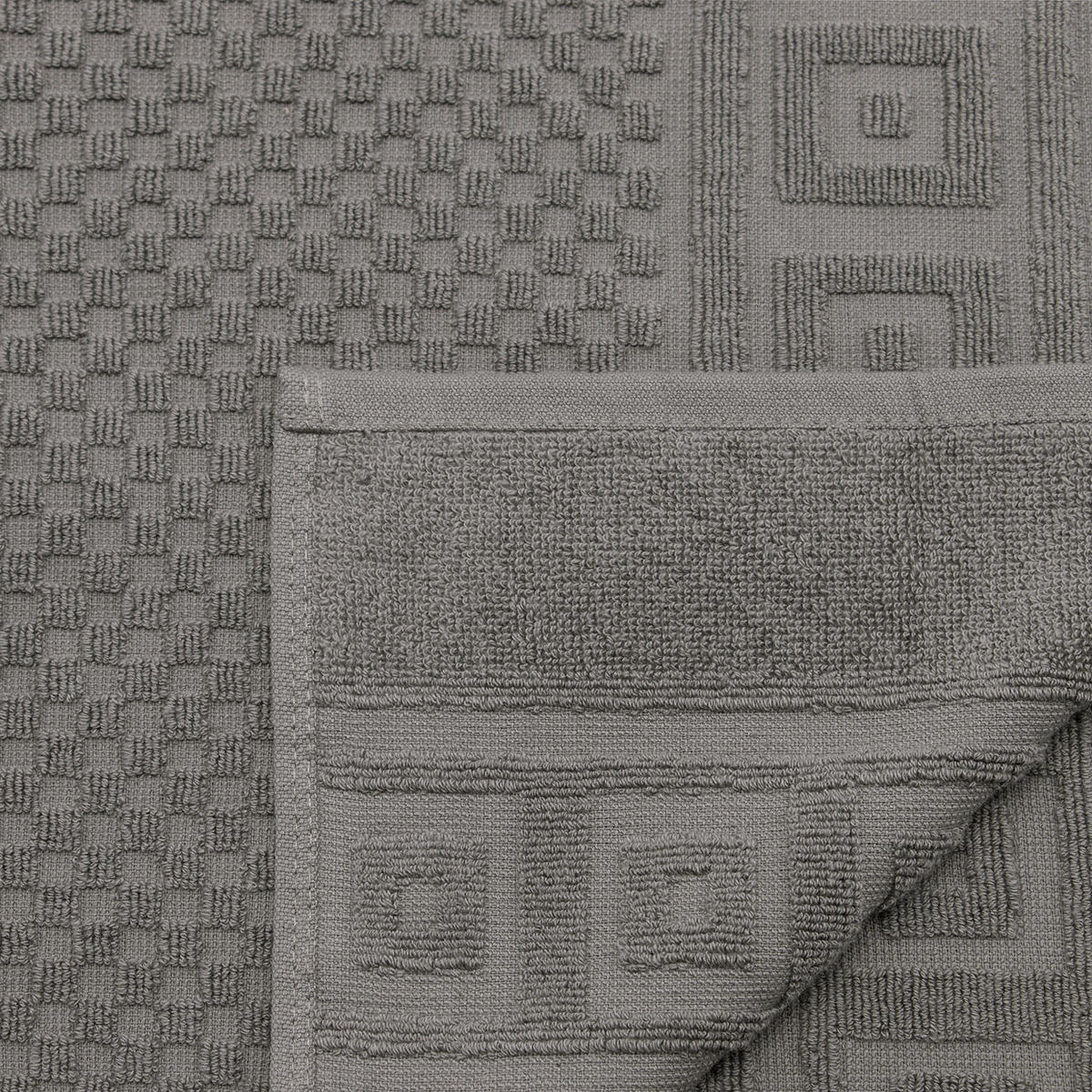 GÄSTETÜCHER, 10er-Set, 30x50 cm, 100% Baumwolle, Grau - Anthrazit, Textil (30/50cm) - Zollner