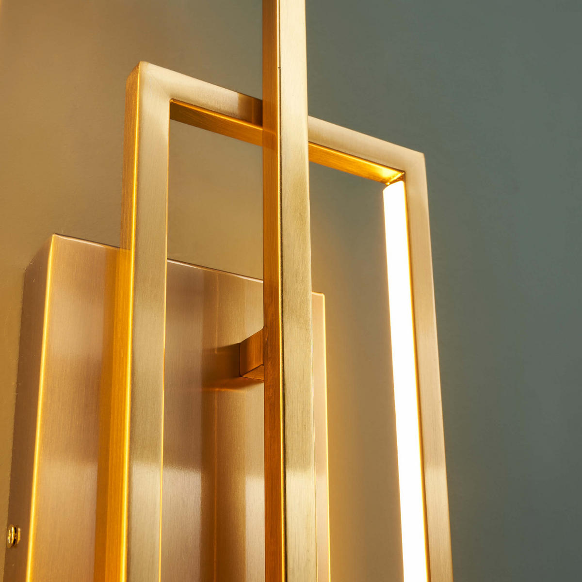 WANDLEUCHTE Torello, Messing, 50cm - Goldfarben, Metall (5.7/50/18.5cm) - KOSILUM